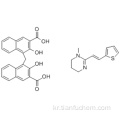 피리 미딘, 1,4,5,6- 테트라 히드로 -1- 메틸 -2 - [(1E) -2- (2- 티에 닐)에 테닐] - CAS 15686-83-6